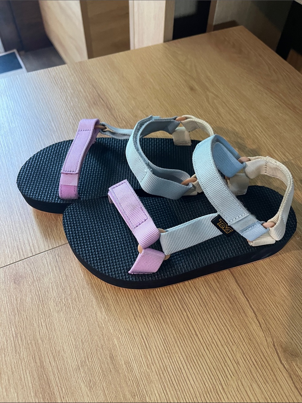 Teva Kids Sport Sandals – Light Blue & Pink